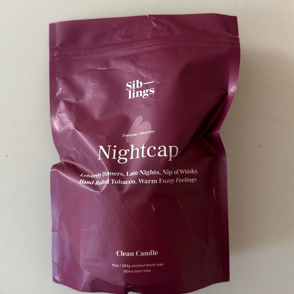 Siblings Nightcap Clean Candle